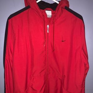 Nike red jacket medium